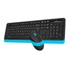 Клавиатура + мышь A4Tech Fstyler FG1010 клав:черный/синий мышь:черный/синий USB беспроводная Multimedia (FG1010 BLUE) Клавиатура + мышь A4Tech Fstyler FG1010 клав:черный/синий мышь:черный/синий USB беспроводная Multimedia (FG1010 BLUE)